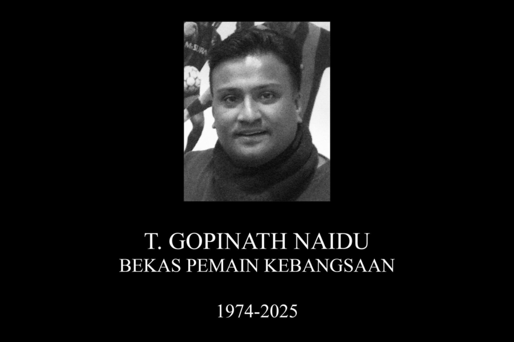 Former national footballer T. Gopinath Naidu dies at 50, remembered as ‘Kuala Lumpur Wonder Boy'
