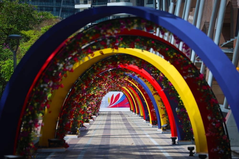 Malaysia in bloom: Asean chair welcomes leaders with 320m floral tunnel at KLCC
