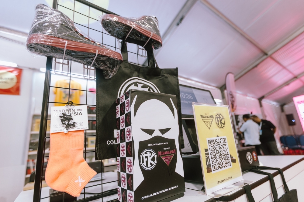 At KL book fair, vintage sneaker brand Fung Keong turns heads with Keluang Man and M. Nasir collabs