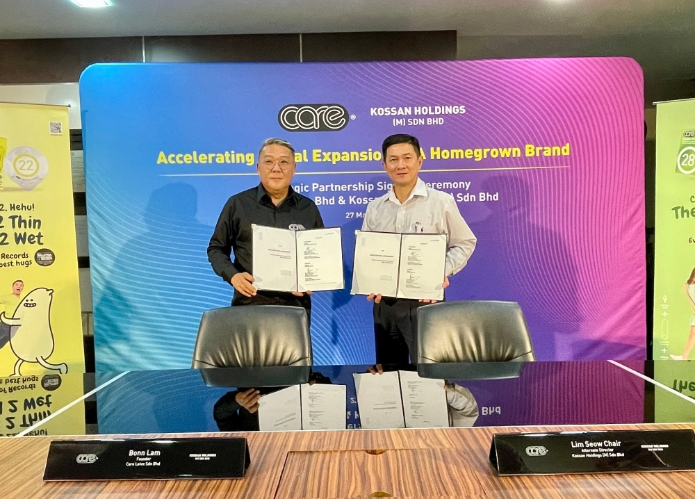Kossan Holdings becomes the strategic investor in CARE Latex, Malaysia's leading condom brand