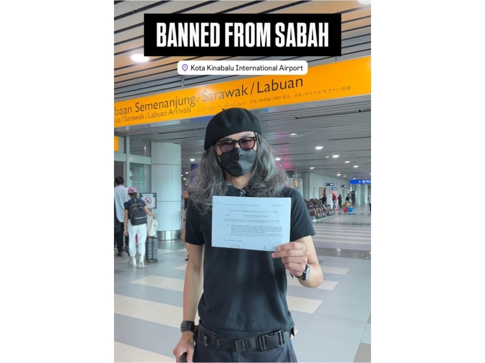 ‘No pass for you': Fahmi Reza says Sabah denied him entry, sends him back to KL