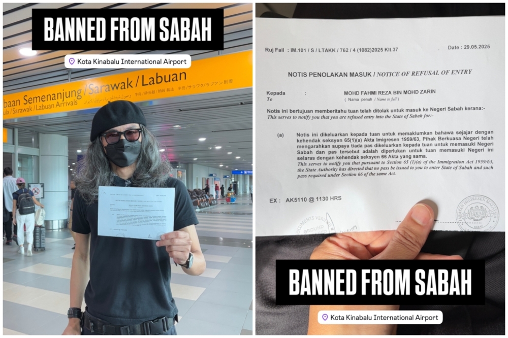 ‘No pass for you': Fahmi Reza says Sabah denied him entry, deported back to KL