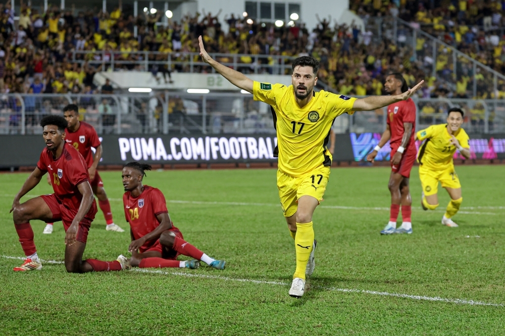 Paulo Josue's late strike saves Malaysia from blushes in 1-1 friendly draw against 72nd-ranked Cape Verde
