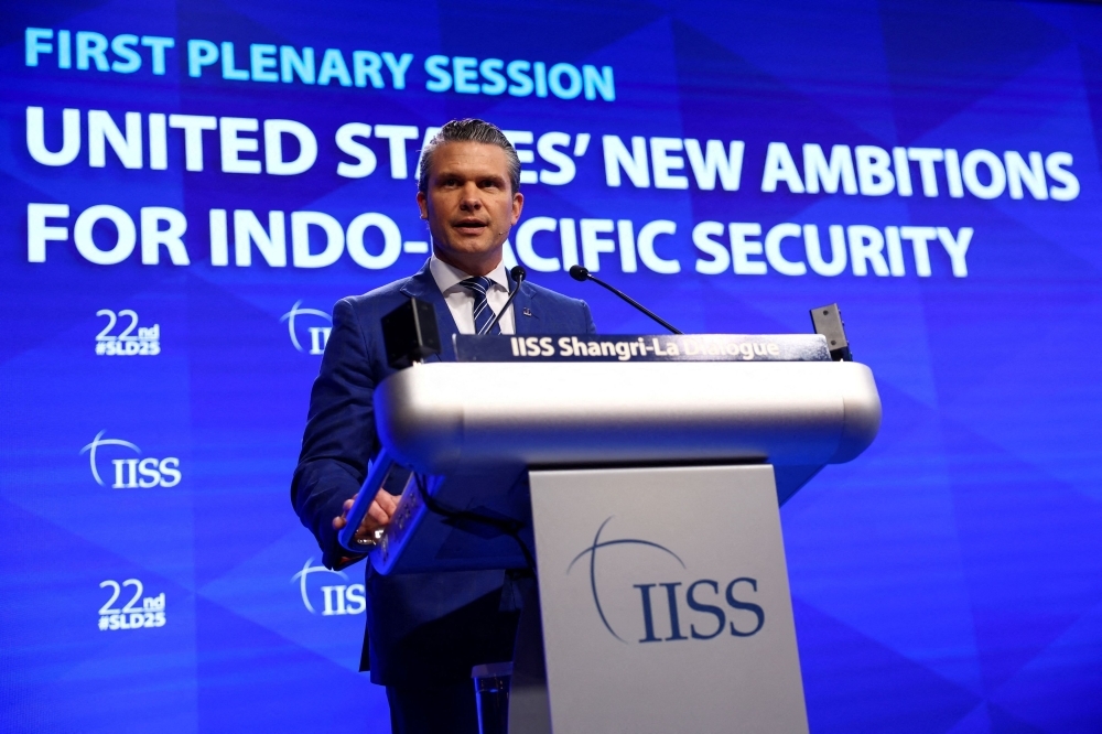 Pentagon chief warns of ‘real and imminent' China threat at Shangri-La Dialogue, urges Asian allies to boost defence budgets