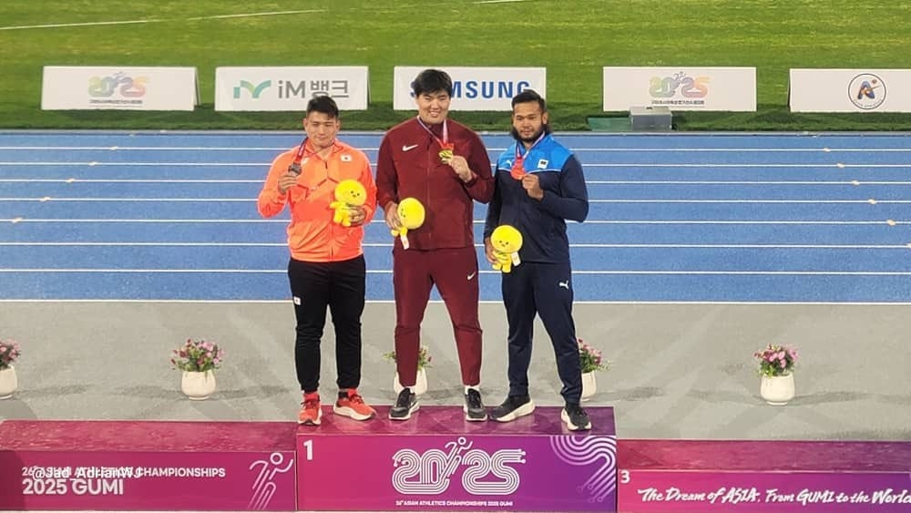Malaysia's Muhammad Irfan secures bronze in discus at Asian Athletics meet in South Korea