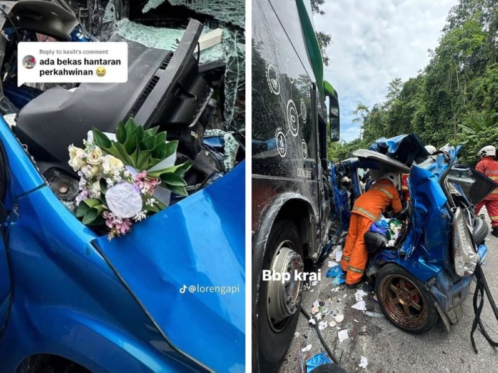 Three burials and a wedding: Family bids farewell and welcomes bride in same weekend after Kuala Krai-Gua Musang crash