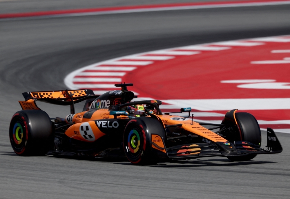 Piastri on fire in Spain as McLaren seal first front row since 1998