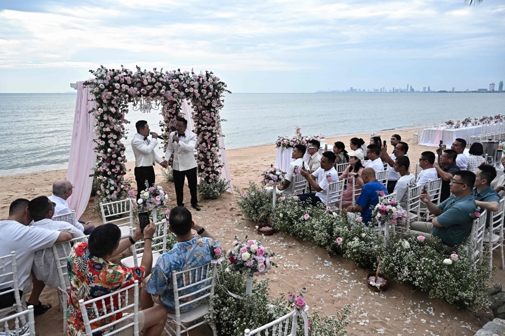 Gay Chinese couples flock to Thailand for weddings as same-sex marriage gains recognition