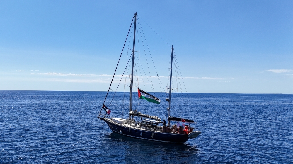 Activist boat with Gaza aid, Greta Thunberg aboard, sets sail from Sicily