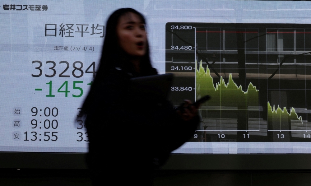 Asia stocks wary, dollar slips as tariff threats and Fed jitters mount