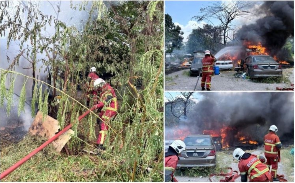 Bayan Lepas blaze kills 19 goats, damages cars and lorry near shed; cause under probe