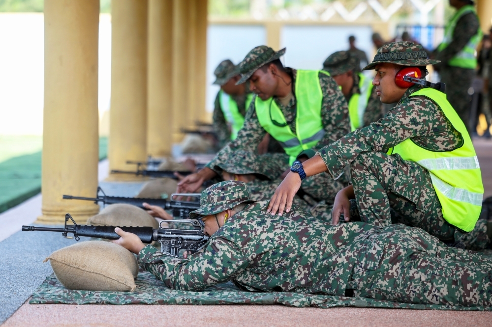 PLKN 3.0: NS trainees fired up over rare chance to shoot real M16 rifles with live ammunition