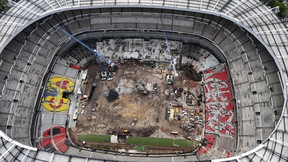 Mexico City's Azteca Stadium undergoes major revamp ahead of unprecedented third World Cup