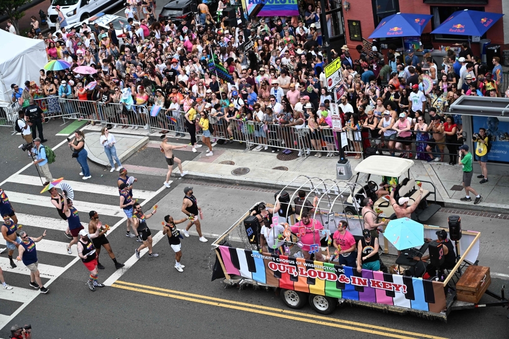 Washington floods with rainbow flags as WorldPride protests Trump rollback of LGBTQ rights