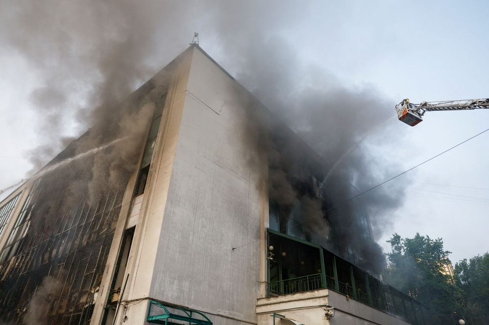 Fires rage in Kyiv, Odesa as Russia launches night of drone attacks; hospitals and homes damaged