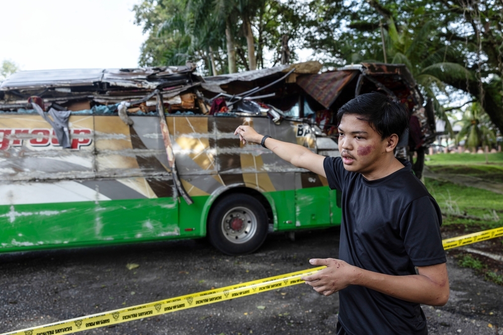 ‘I woke up with a body on top of me': Survivor recounts horror of Gerik bus crash