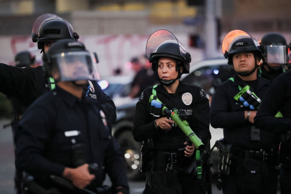 What are the ‘less lethal' weapons law enforcement is using to control LA protests?