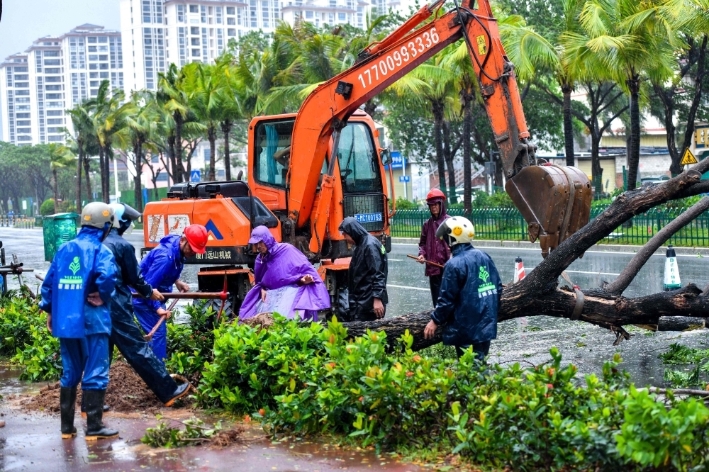 China's first typhoon of the year triggers yellow alert as Wutip weakens after landfall