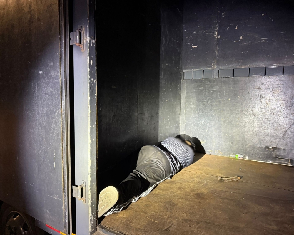 Stowaway Malaysian flat-out busted trying to leave Singapore illegally in lorry at Tuas Checkpoint