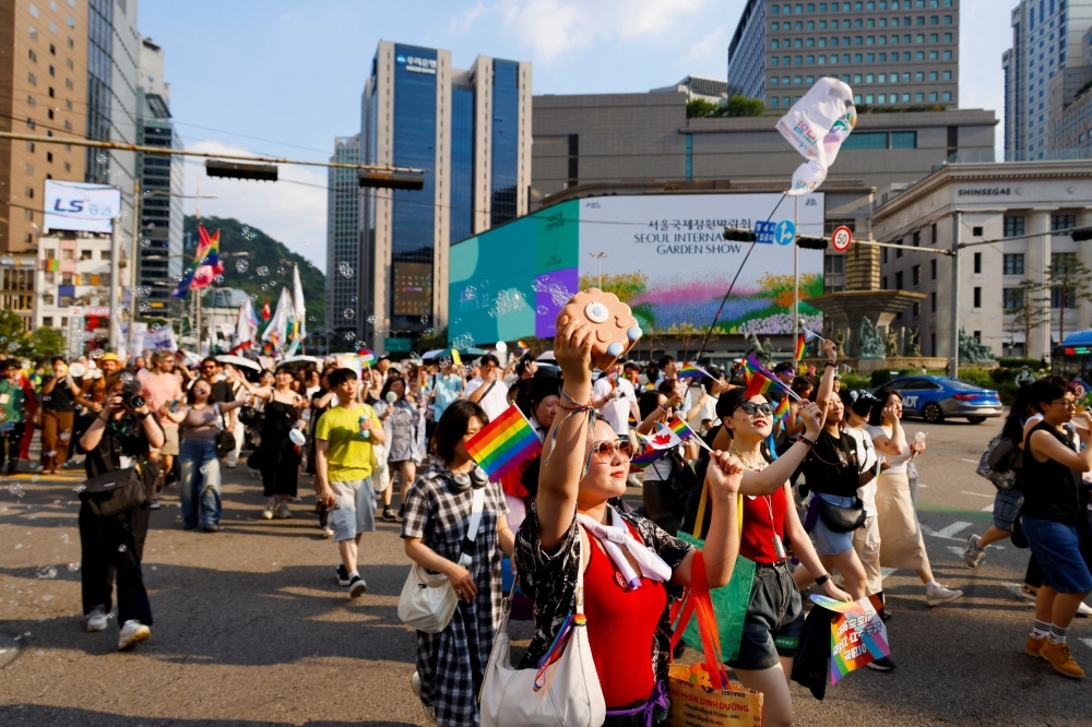 Rainbow pride and protest: Seoul hosts queer festival under new liberal president