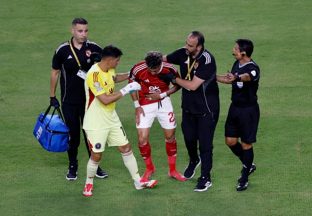 Al Ahly's Ashour exits Club World Cup after suffering collarbone fracture in goalless draw vs Inter Miami