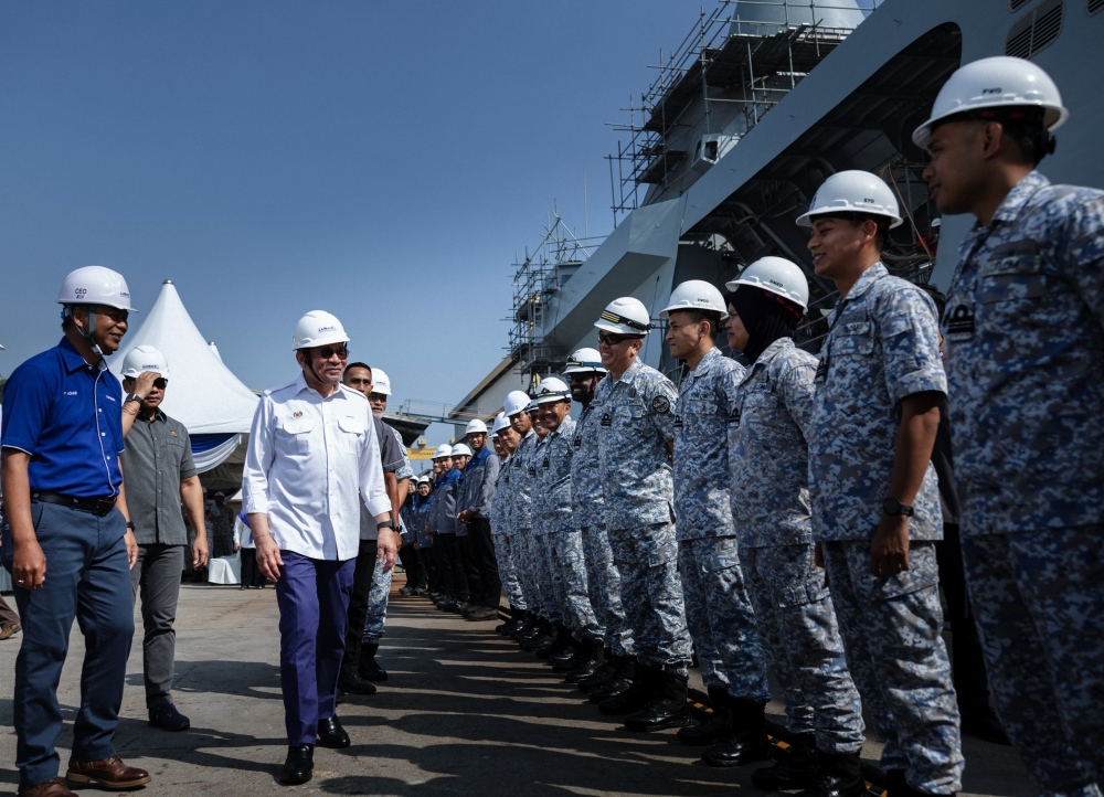 Anwar hails progress on LCS project, stresses importance of good governance