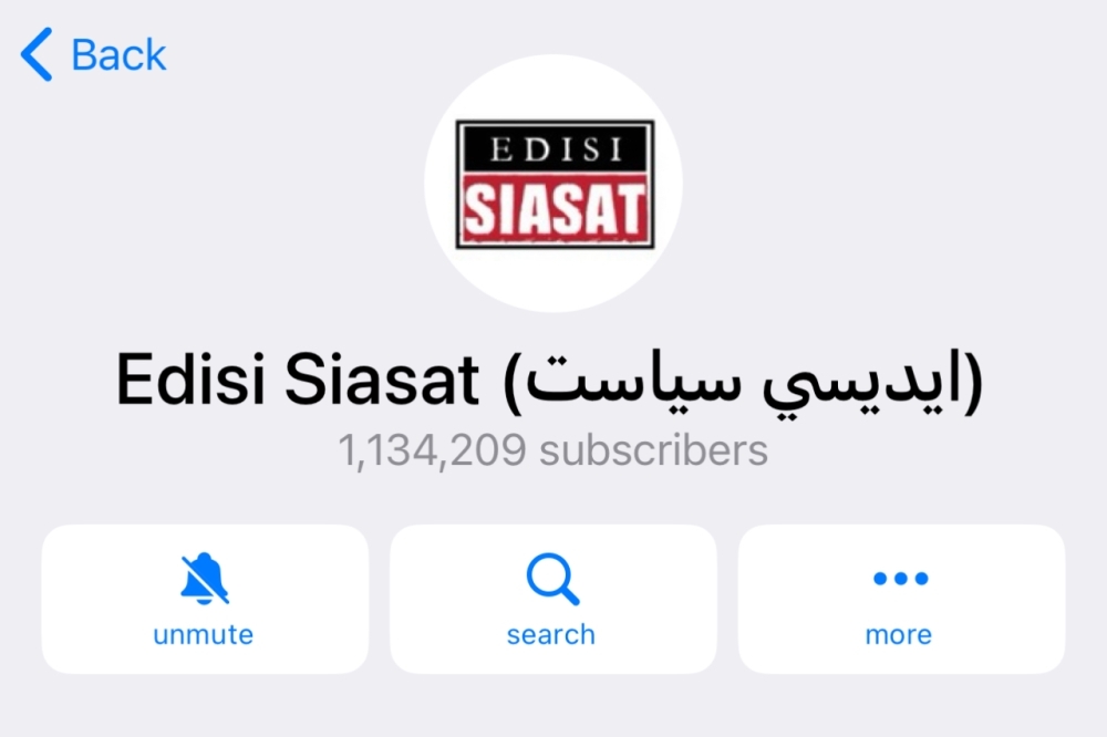 ‘Edisi Siasat' clone channels appear on Telegram after original group blocked in Malaysia