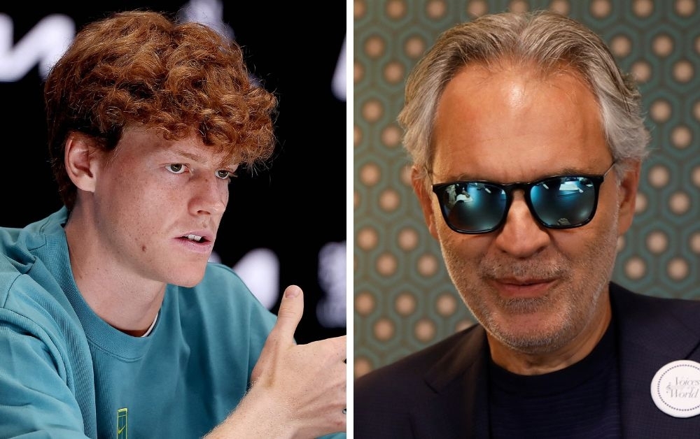 Sport meets song: Tennis star Sinner and Italian tenor Bocelli release bilingual track ‘Dust and Glory'