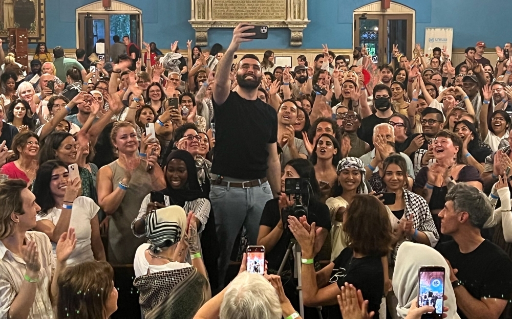 ‘This is not me': Reluctant Gazan war photographer Motaz Azaiza draws crowds, funds in US tour