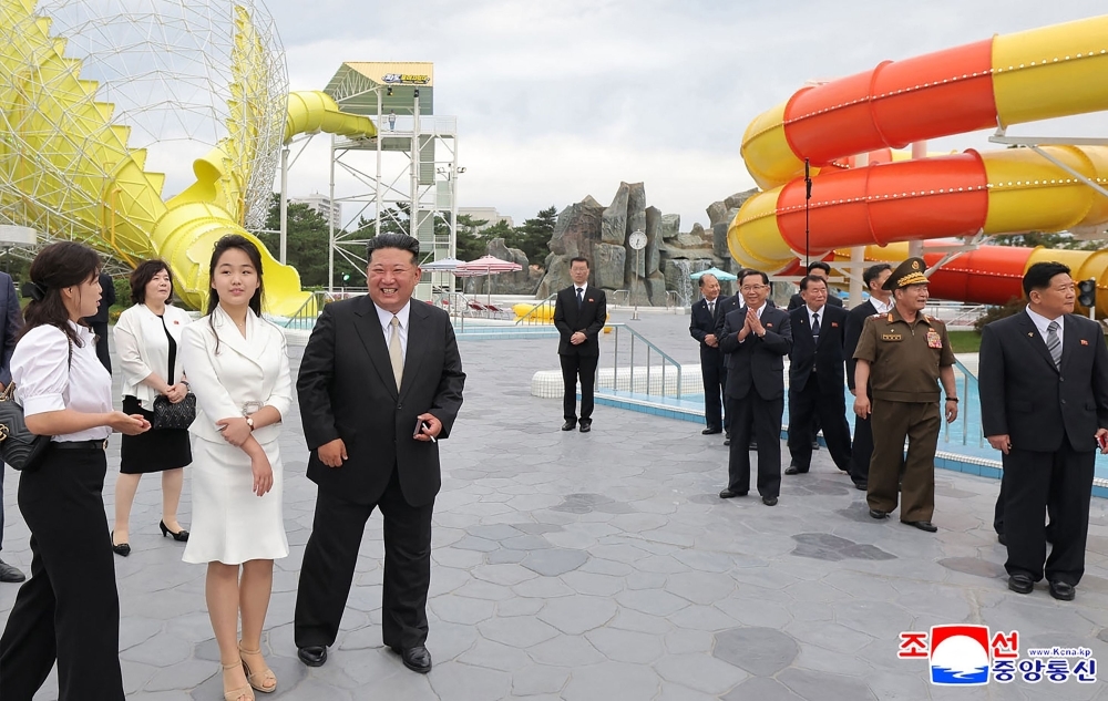 North Korea unveils ‘world-class' beach resort with water slides, vows more to come