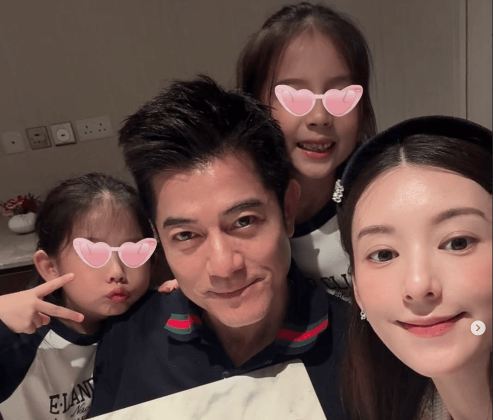Now that's a push present: Aaron Kwok celebrates baby boy news with no-limit credit card for wife Moka Fang
