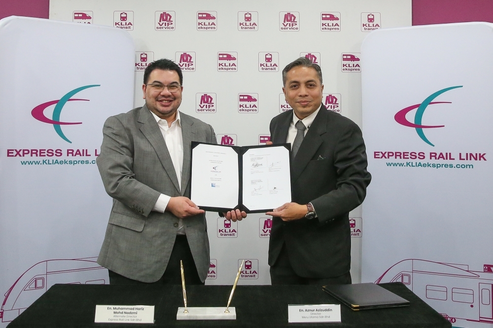 Express Rail Link, Meru Utama extend partnership to boost passenger experience with digital assets