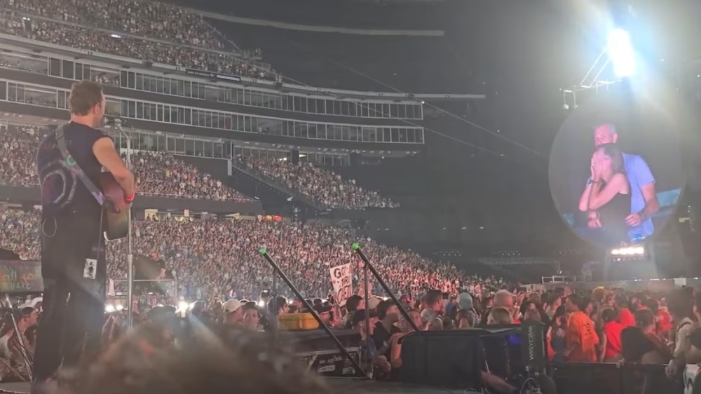 Tech CEO benched after Coldplay concert cuddle fuels office romance rumours (VIDEO)