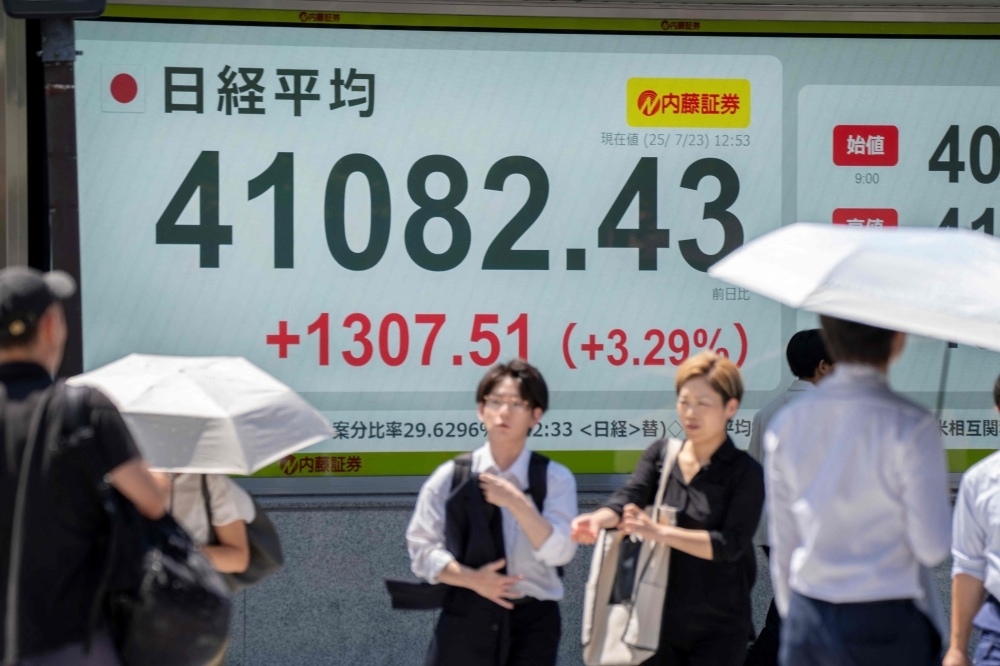 Tokyo's Nikkei leads Asian rally after Japan-US trade deal
