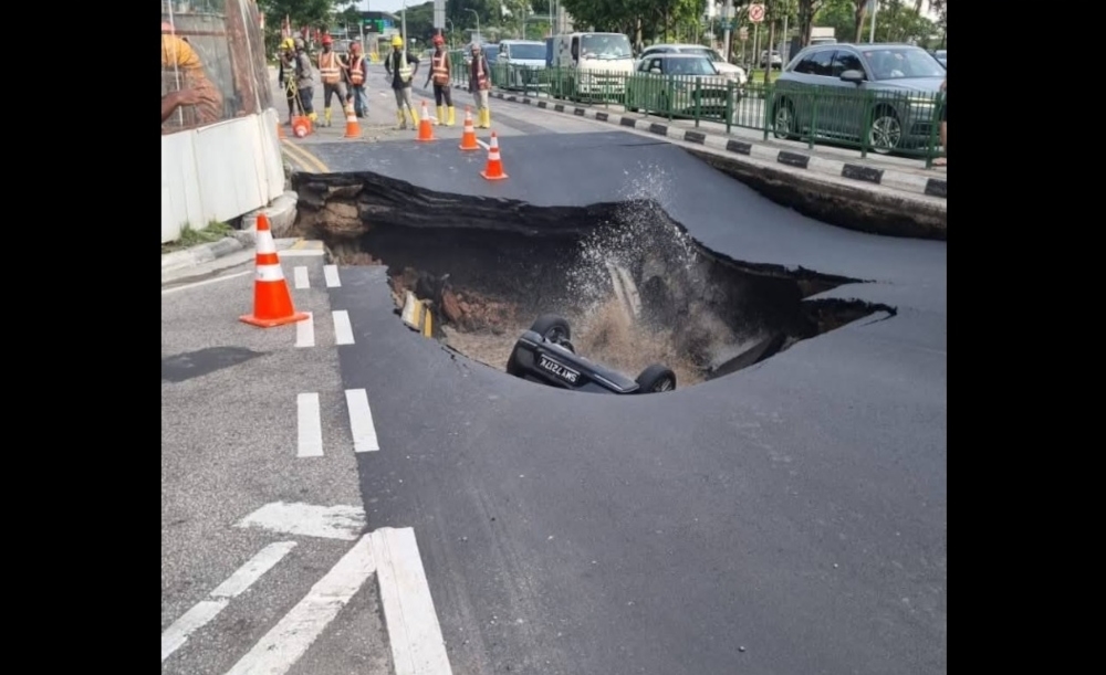 Singapore minister apologises for Tanjong Katong sinkhole, says road may stay shut for days
