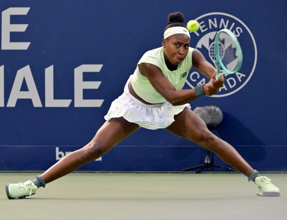 Top seed Gauff outlasts Collins to advance at Montreal