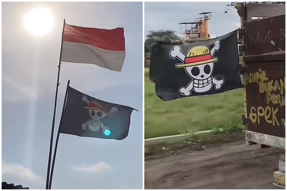 In Indonesia, truckers have turned 'One Piece' Straw Hat Pirates flag into a protest symbol ahead of Independence Day