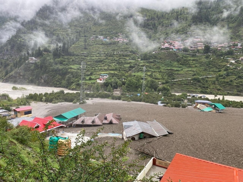 Flash floods swallow Indian village, at least four dead and over 50 missing