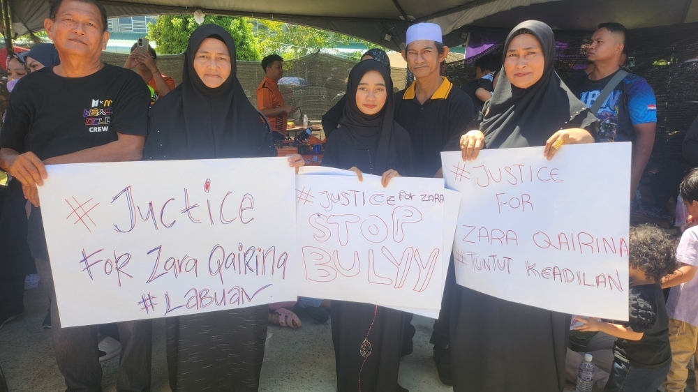 ‘Justice for Zara' gains momentum in Labuan as thousands in black demand truth and end to bullying (VIDEO)