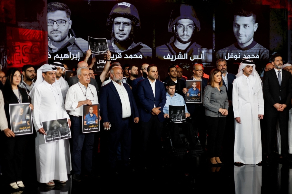 UN, EU and media groups condemn Israeli strike that killed Al Jazeera journalists in Gaza
