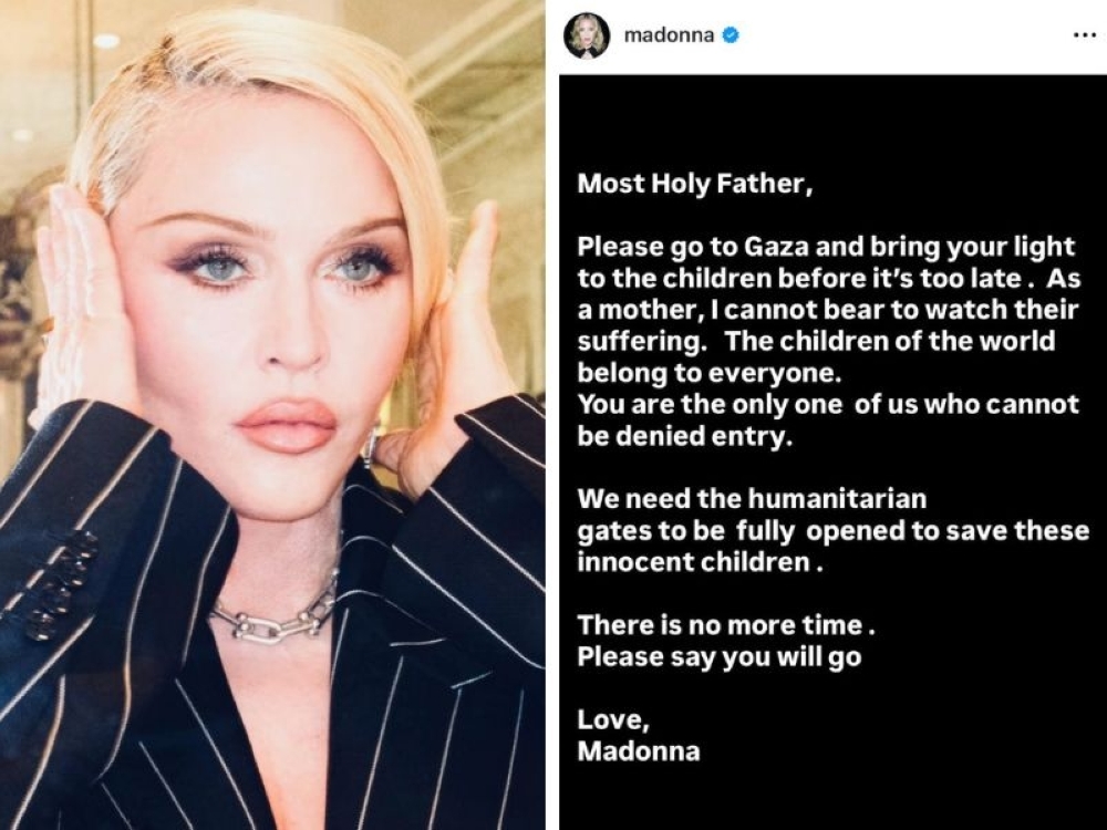 Madonna's birthday wish for son Rocco? Save Gaza's children