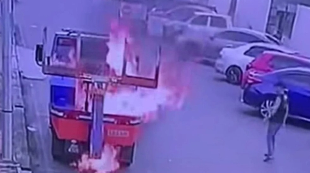 Man held for torching Johor Bahru City Council truck after car was towed