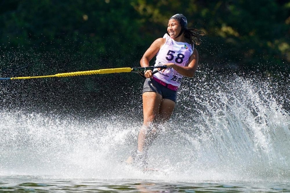 Malaysia's Aaliyah Yoong dominates women's open with clean sweep at Ski & Wake Championships