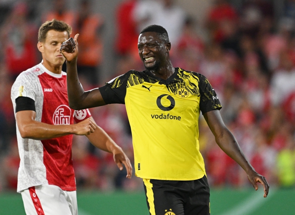 Guirassy saves Dortmund blushes with late winner against third-tier Essen in German Cup