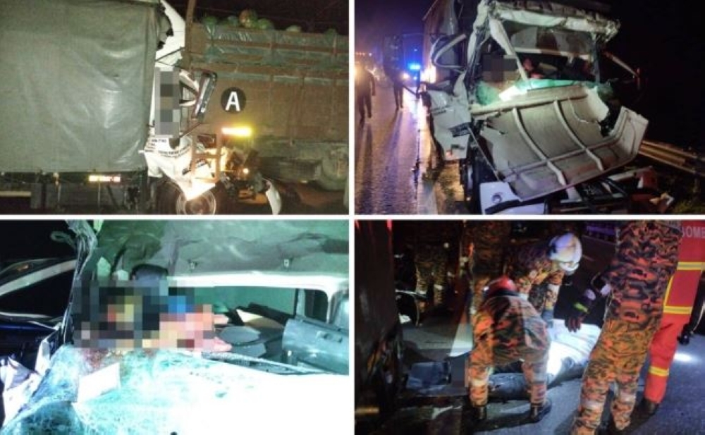 Early morning crash on North-South Expressway near Kamunting claims life of egg lorry driver