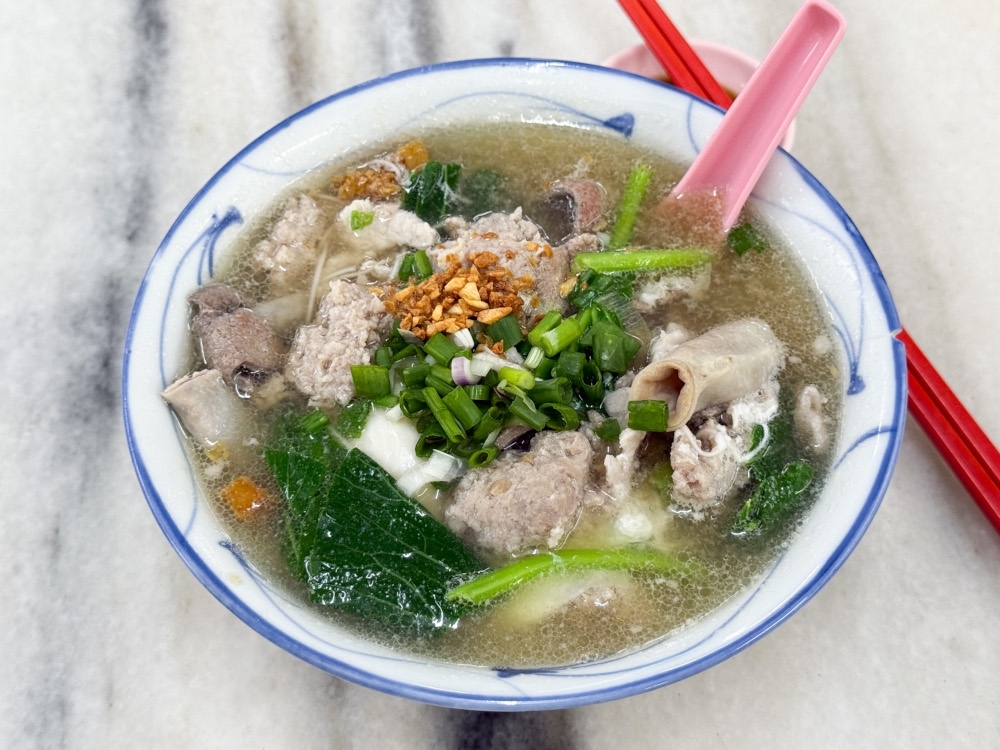 You'll love the broth in the Penang-style pork noodles inside Pudu's Restaurant KWB