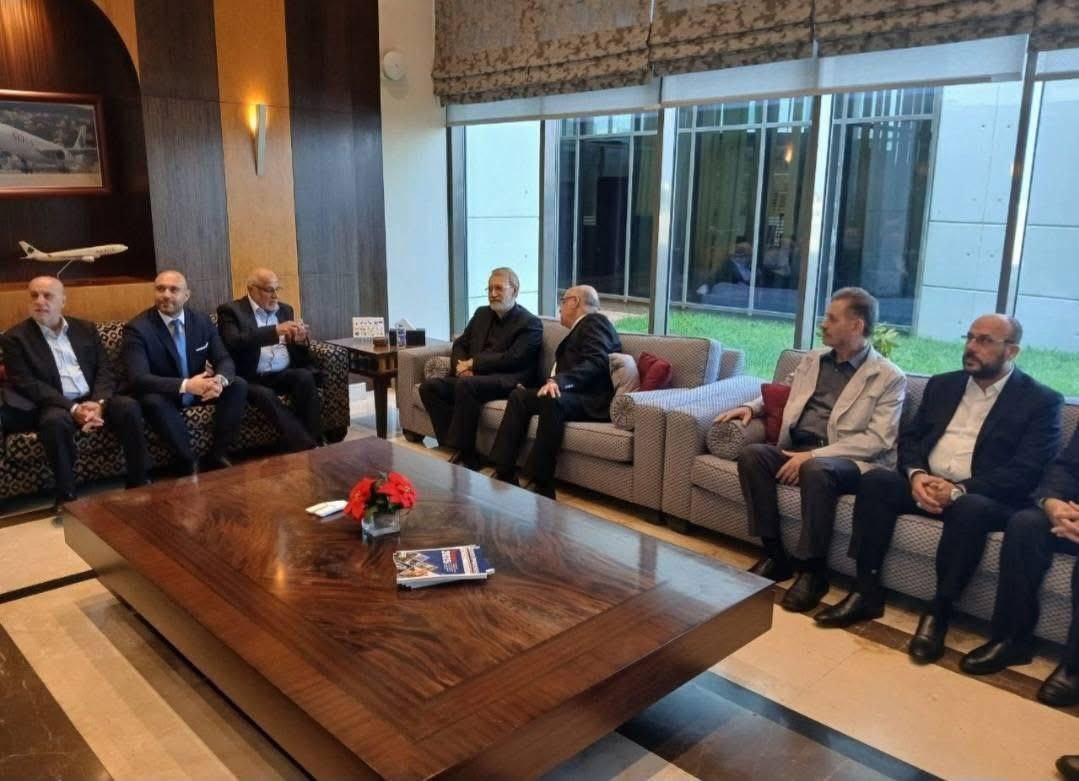 لاريجاني في بيروت: سنقف الى جانب الشعب اللبناني في مختلف الظروف