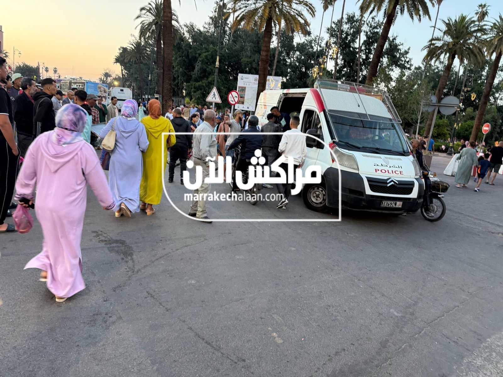 حصري.. أمن مراكش يعتقل حارسين للسيارات عنفا مالك سيارة وتسببا في نزيف زوجته الحامل +صور