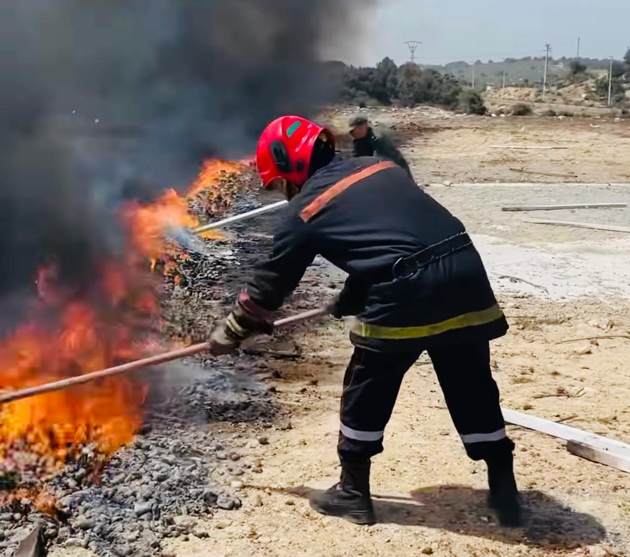 بعد حجزها الأسبوع الماضي.. إتلاف أزيد من طنين من مخدر الشيرا بالصويرة +صور