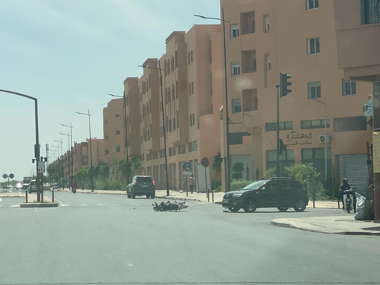 حادث سير بشارع كماسة بالقرب من المحاميد 9 يُخلّف إصابات متفاوتة الخطورة